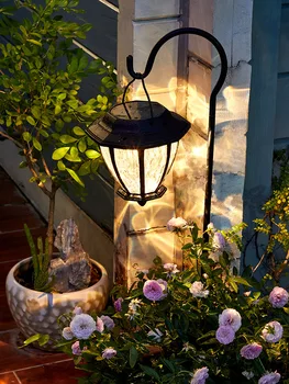 Солнечный наружный свет, планировка домашнего сада, освещение газона, водонепроницаемый балкон, декоративная атмосфера сада, освещение газона